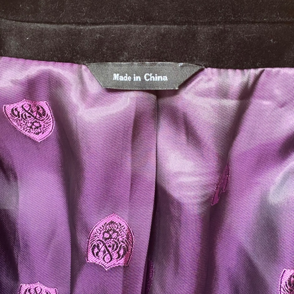 Rock & Republic Black‎ Velvet Suede Sport Coat Mens 48R - Picture 5 of 13